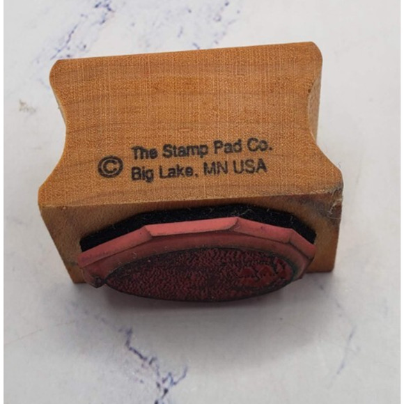 The Stamp Pad Small Water Balloon Wood Mounted Rubber Stamp - Picture 5 of 7